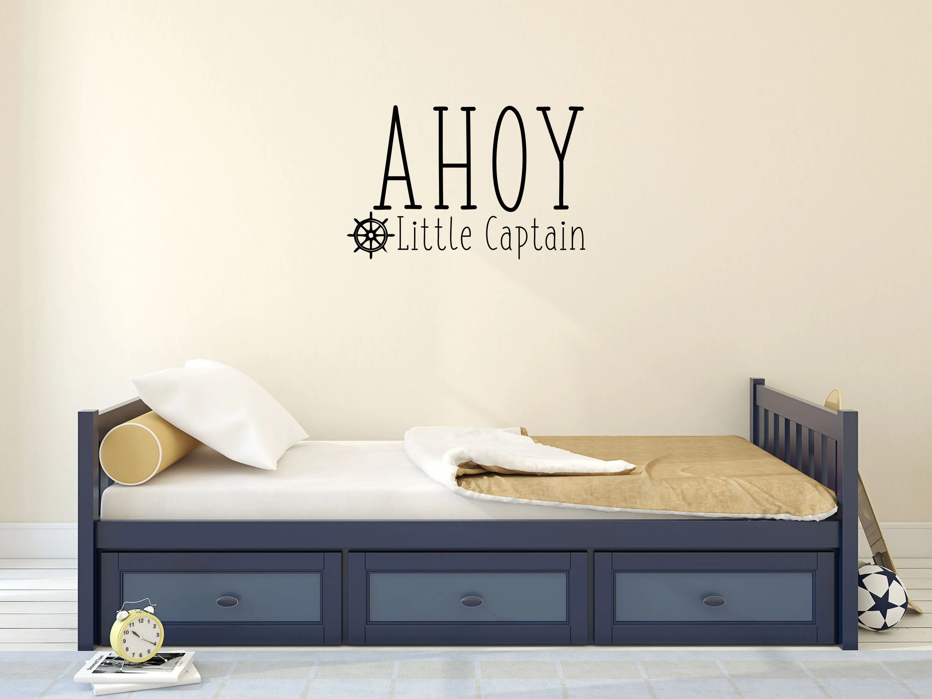 Ahoy Little Captain Wall Decal