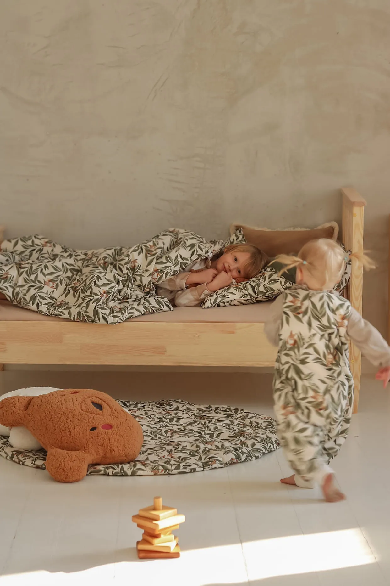 BABY SLEEPING BAG WOODLAND WITH LEGS