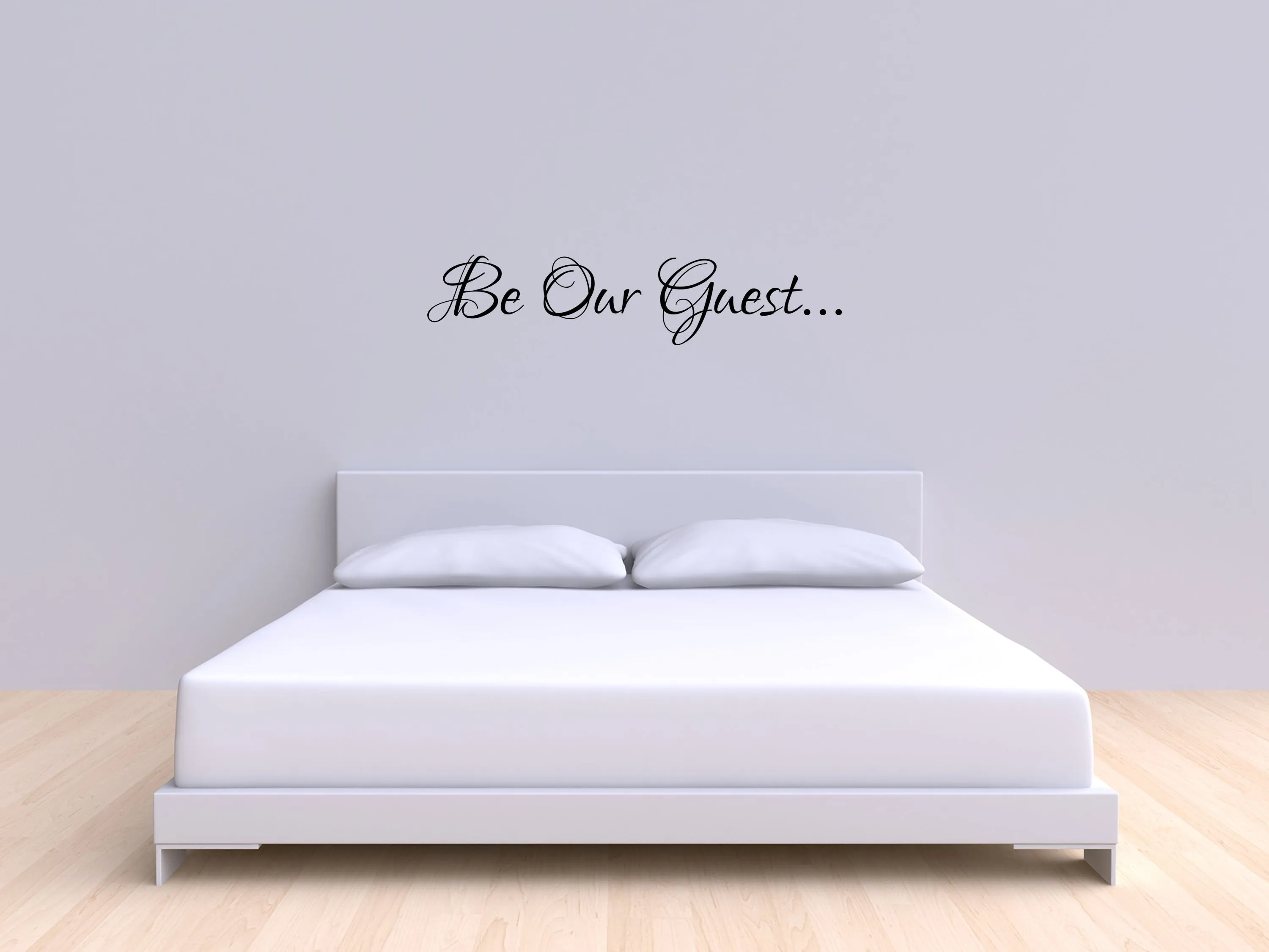 Be Our Guest Bedroom Wall Decal