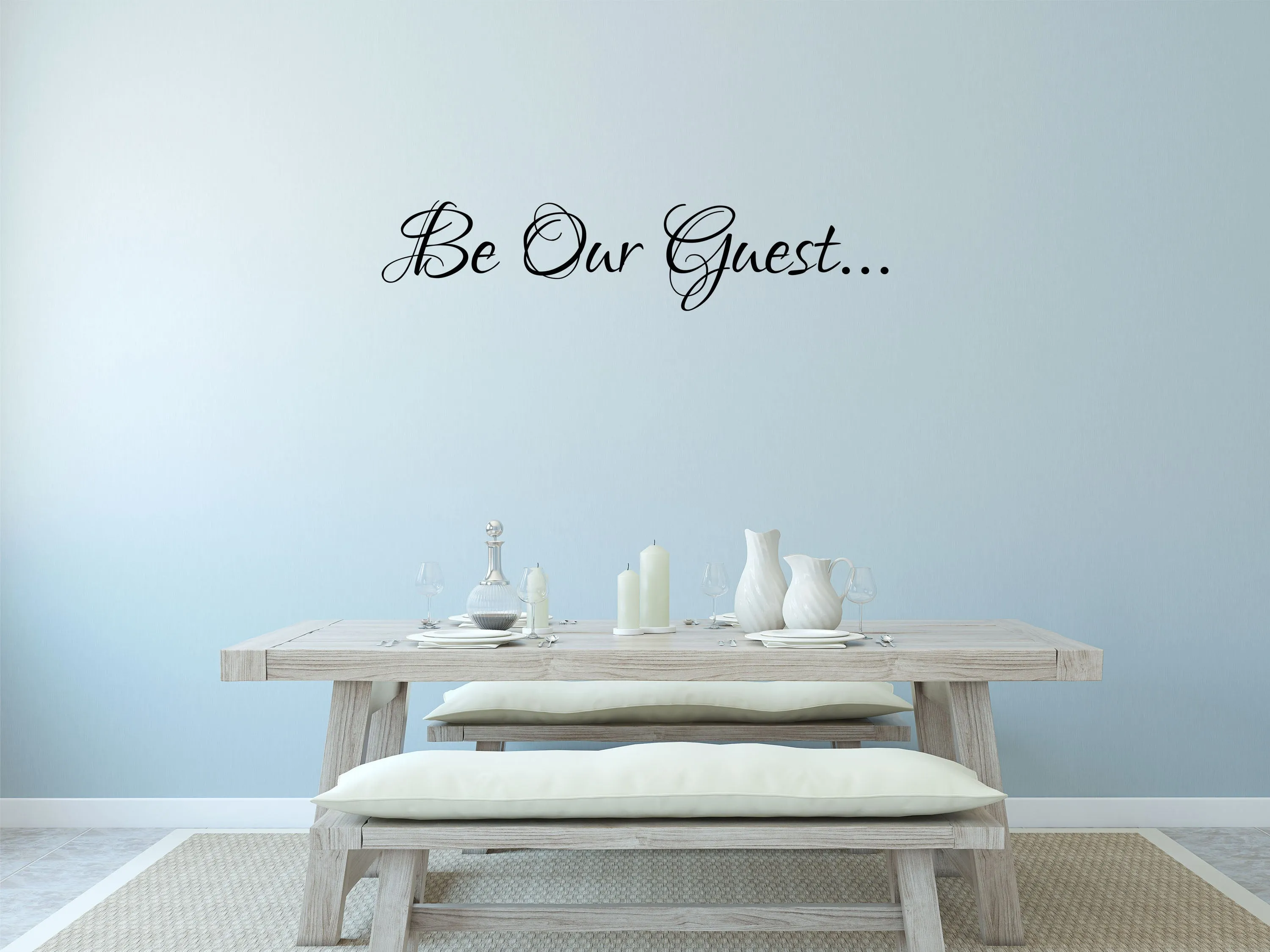 Be Our Guest Bedroom Wall Decal