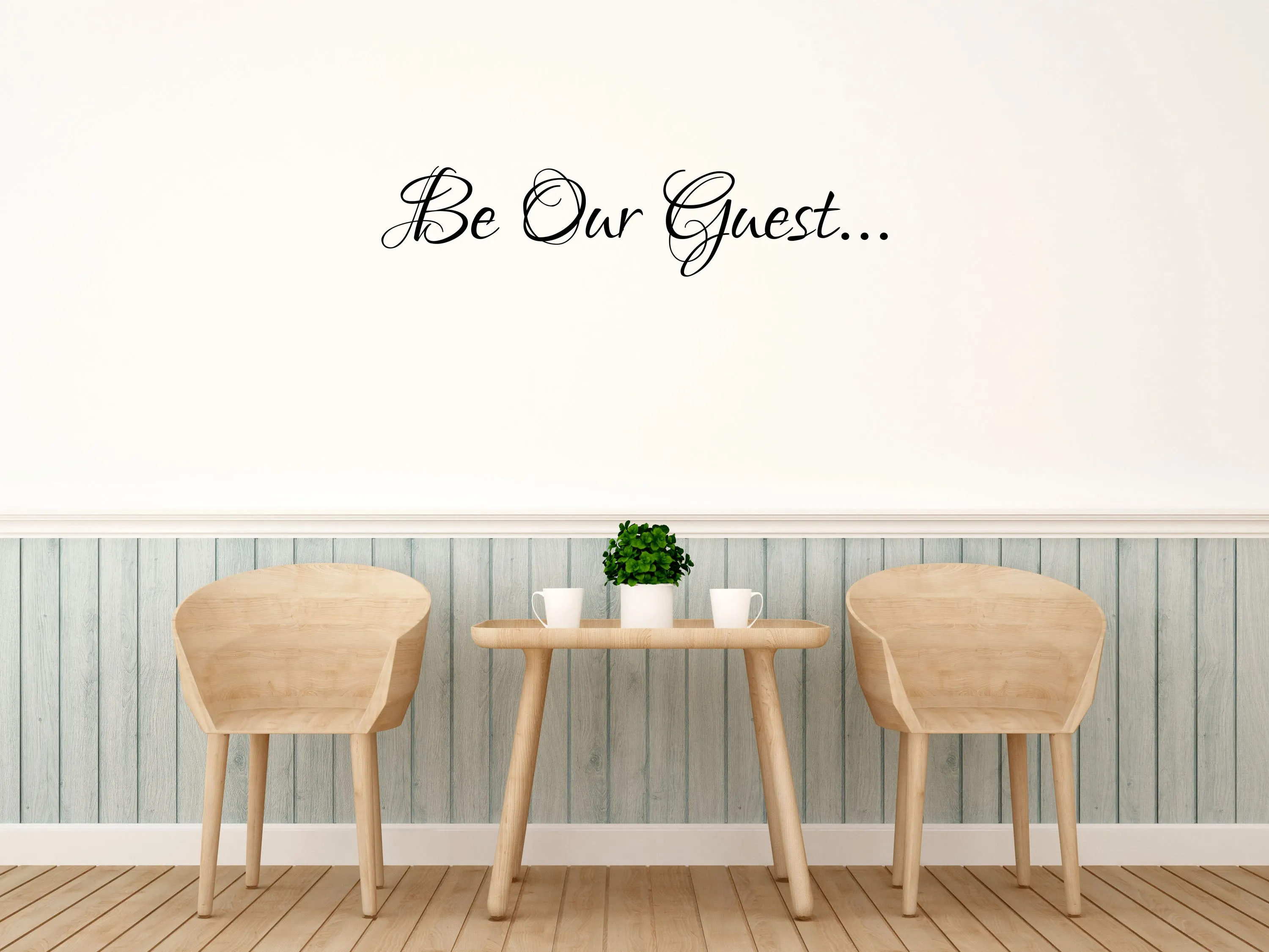 Be Our Guest Bedroom Wall Decal
