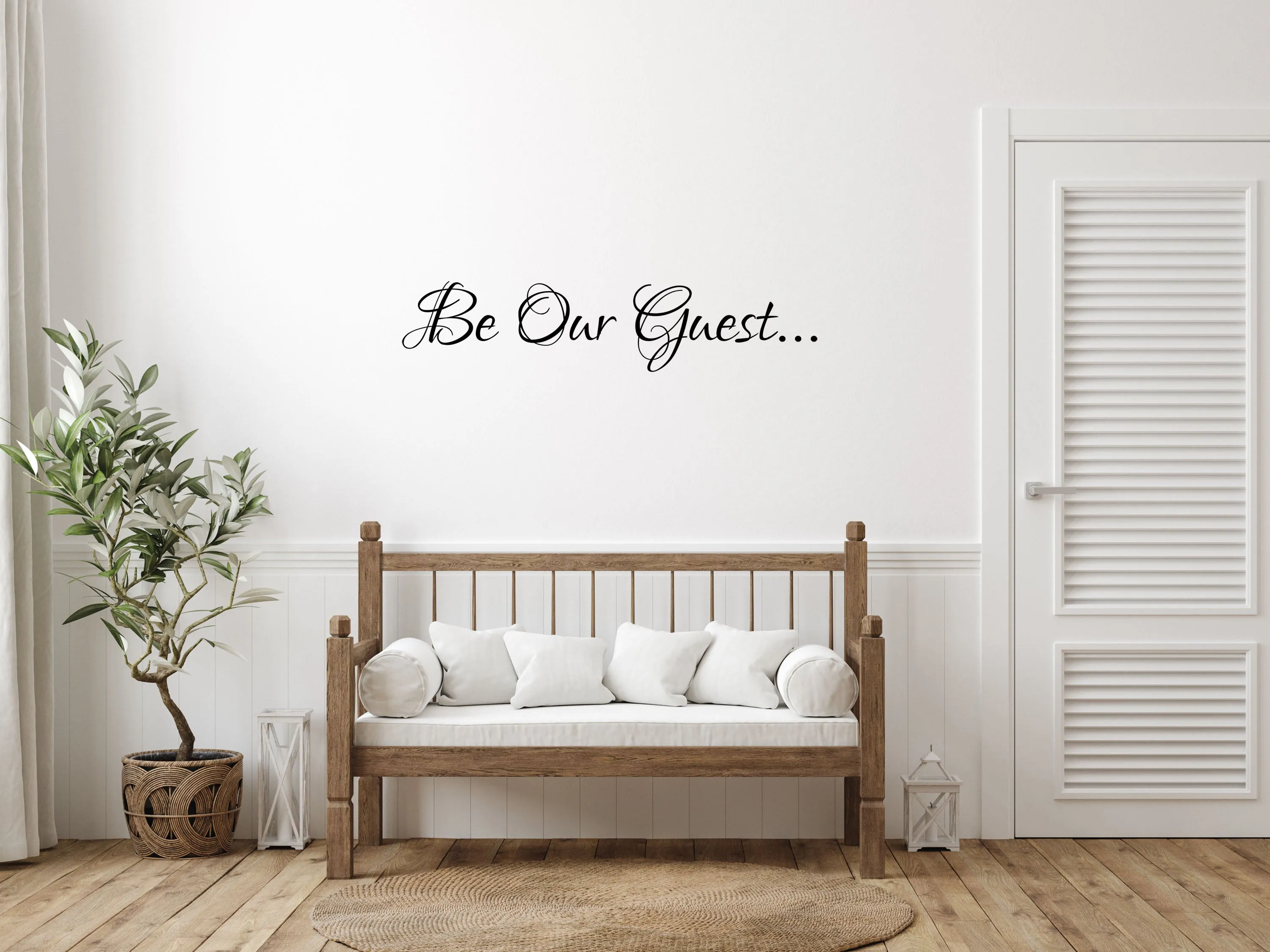 Be Our Guest Bedroom Wall Decal