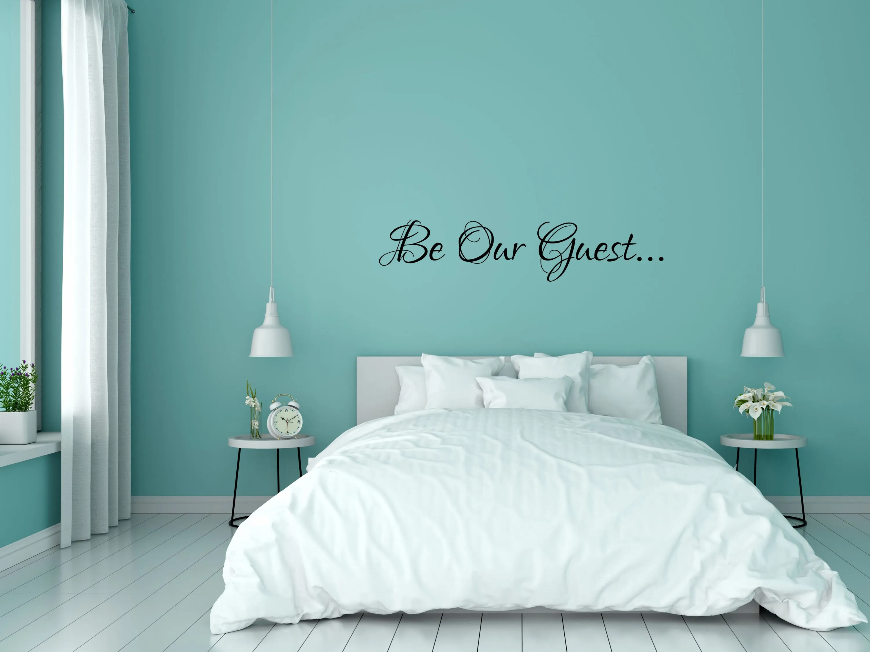 Be Our Guest Bedroom Wall Decal