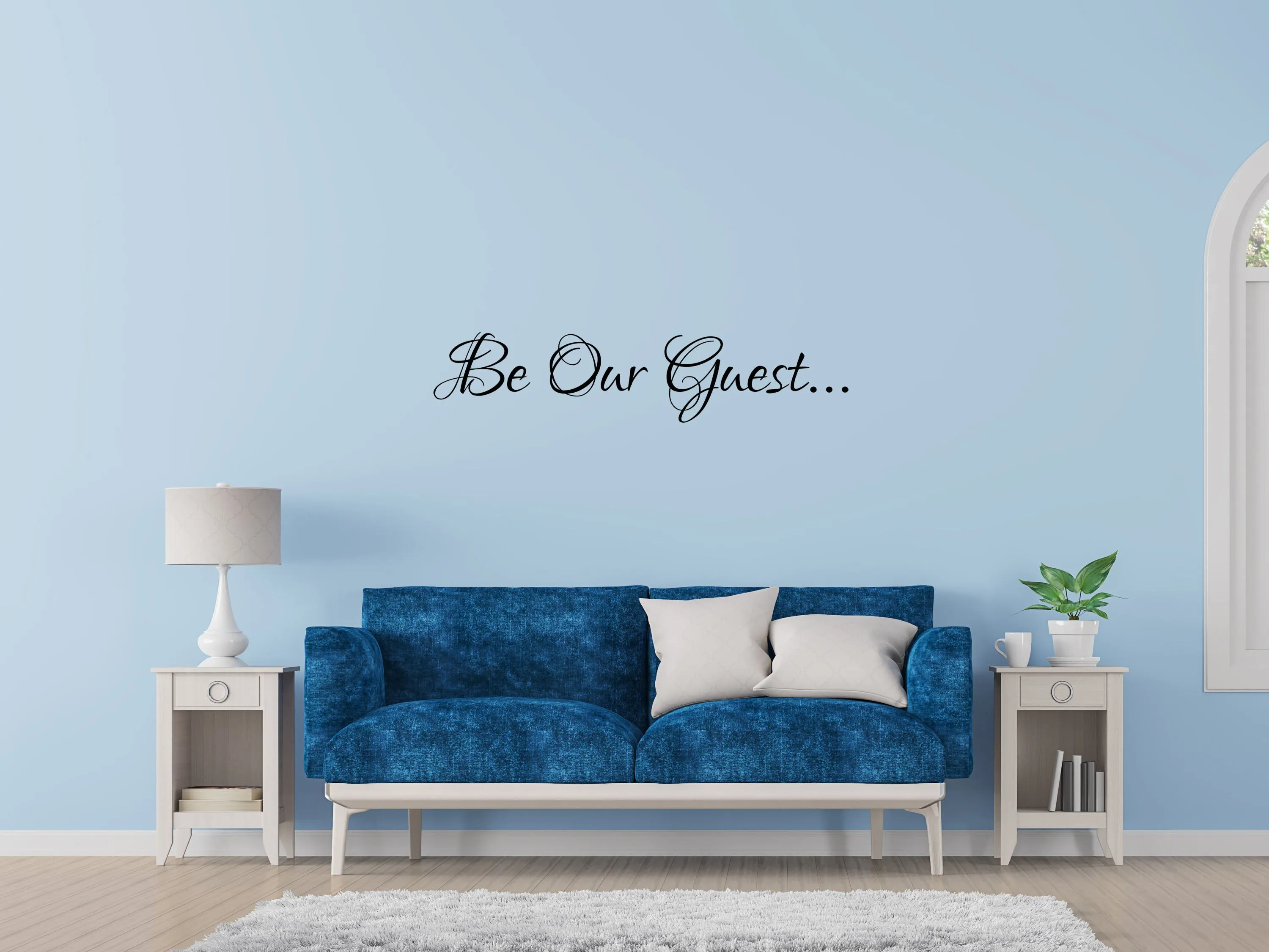 Be Our Guest Bedroom Wall Decal