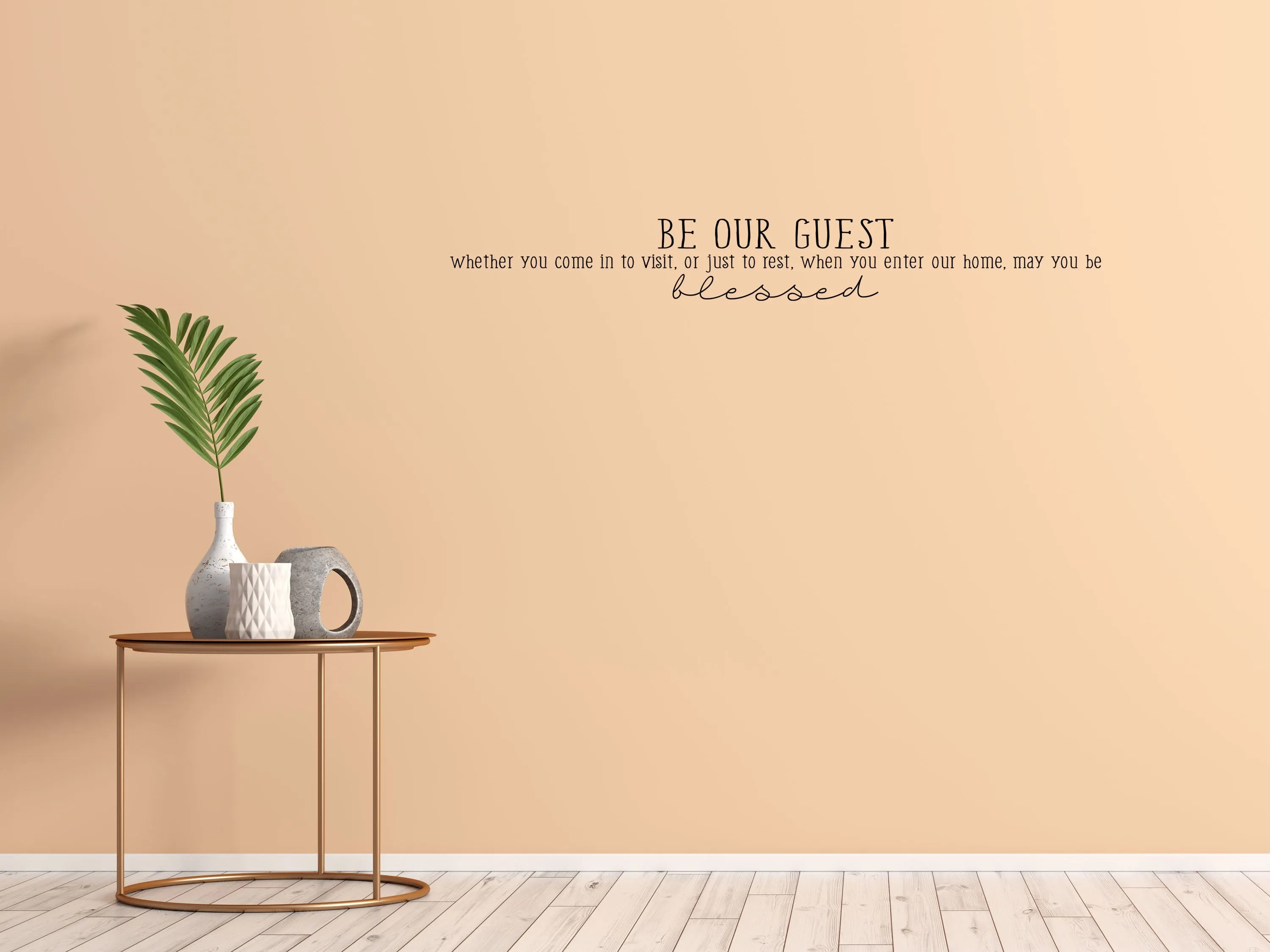 Be Our Guest Removable Wall Decal