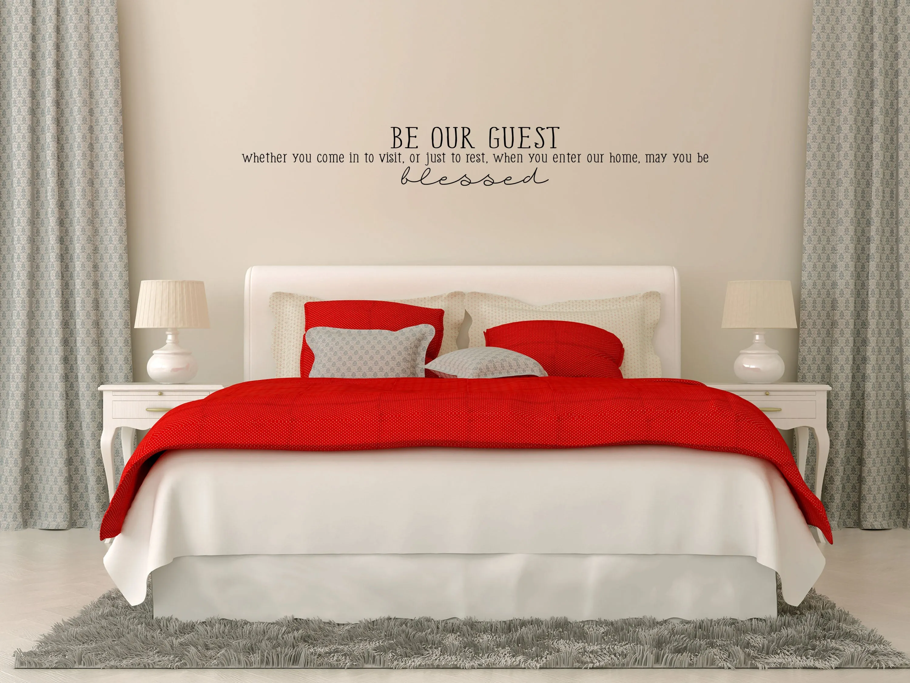 Be Our Guest Removable Wall Decal