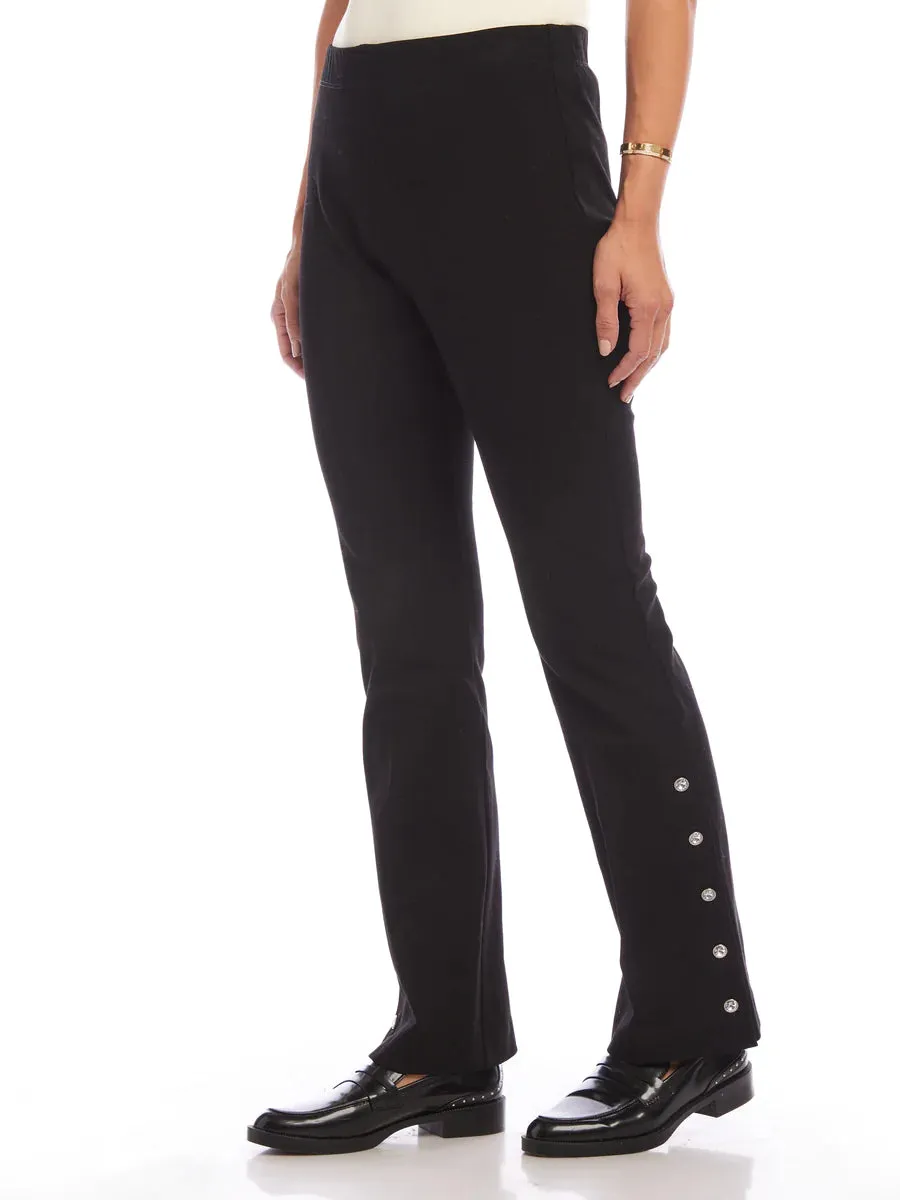 Button Hem Pants