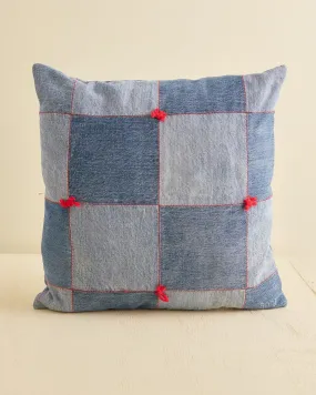 Denim Hand-Tie Pillow