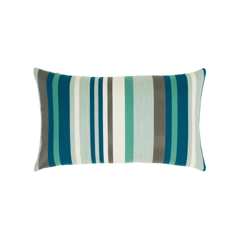 Elaine Smith Lagoon Stripe Pillow
