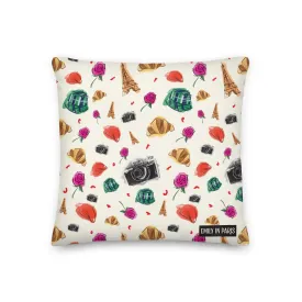 Emily in Paris Roses Throw Pillow