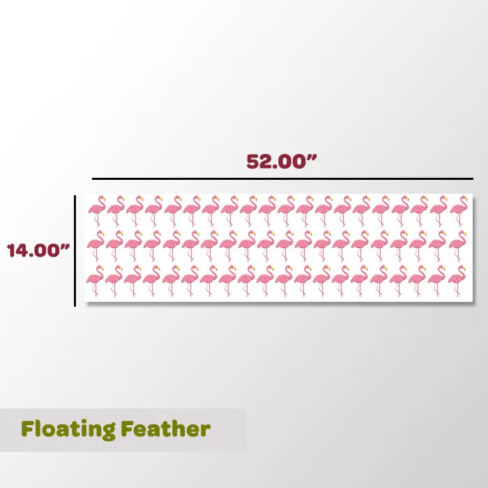 Fussy Flamingo Mini Wall Art Stickers
