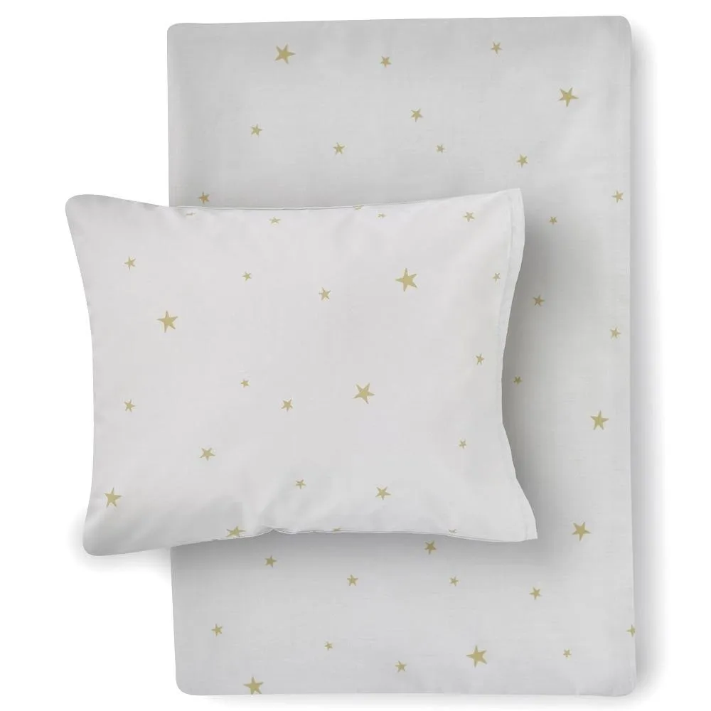 Hibou Home Starry Sky Organic Bed Linen - Grey