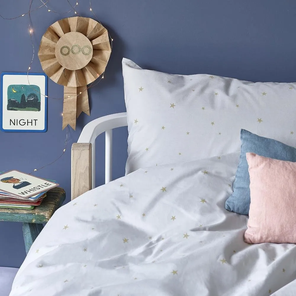 Hibou Home Starry Sky Organic Bed Linen - Grey