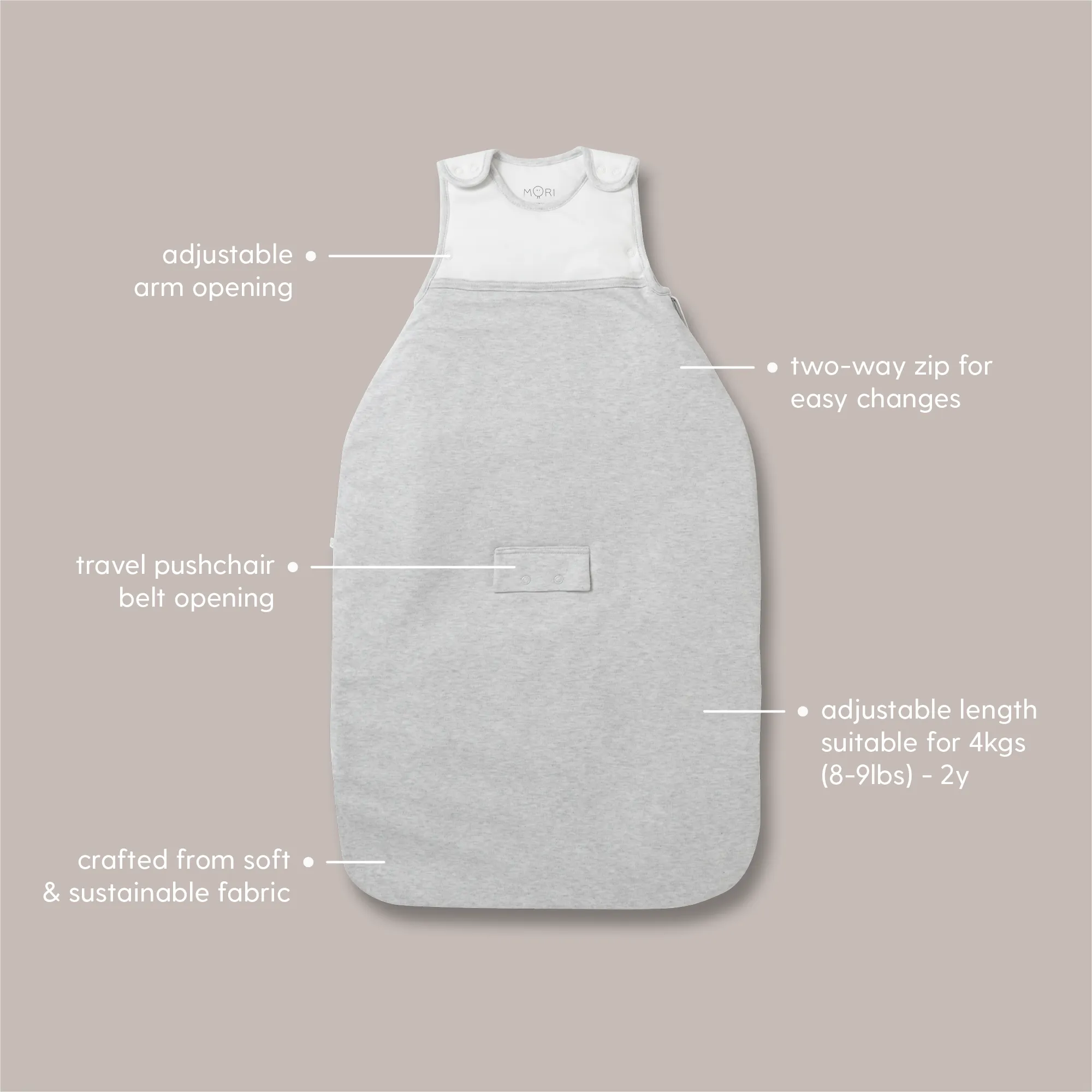 Little Elephant Clever Sleeping Bag 1.5 TOG
