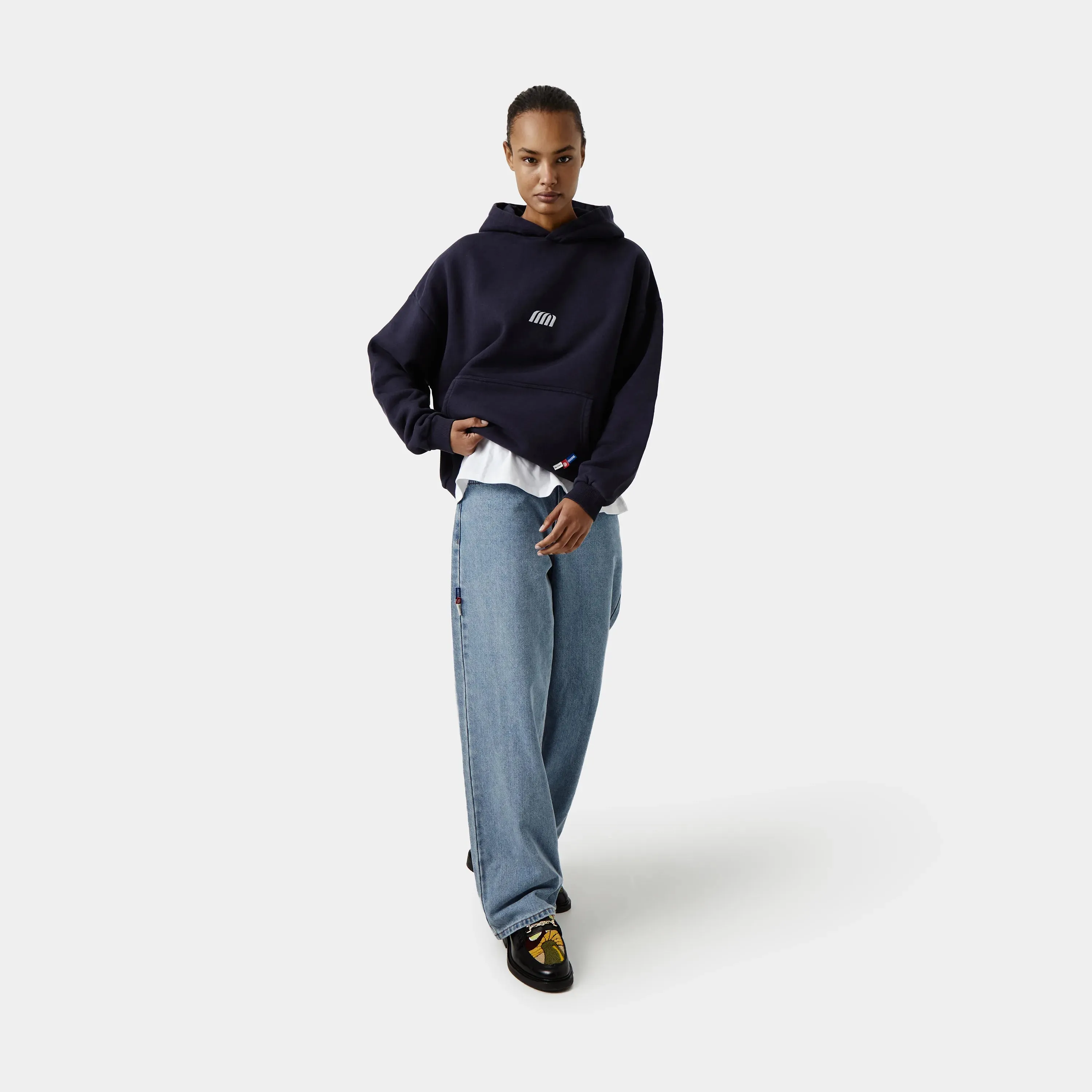 Master Flag Navy Heavyweight Hoodie