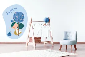 "Girl in the orchard" wall sticker