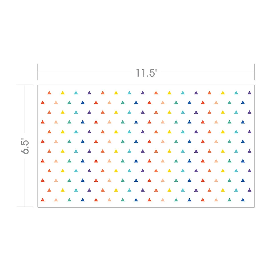 Reusable Wall Decals - Trippy Triangles
