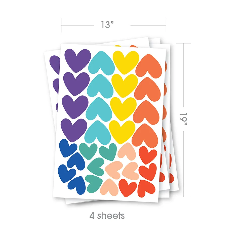 Reusable Wall Decals - Wall of Hearts