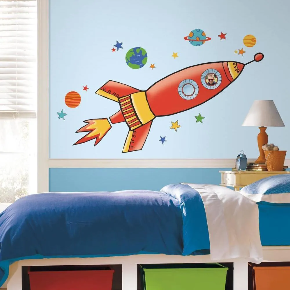 Rocket Giant Wall Decals