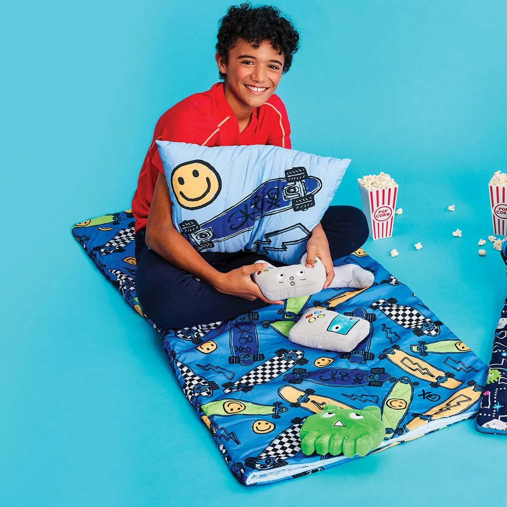 SK8 Board Sleeping Bag and Pillow Set