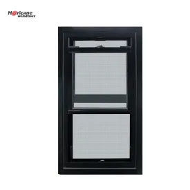Superhouse Australian standard aluminium frame single double hung sliding glass windows for sale