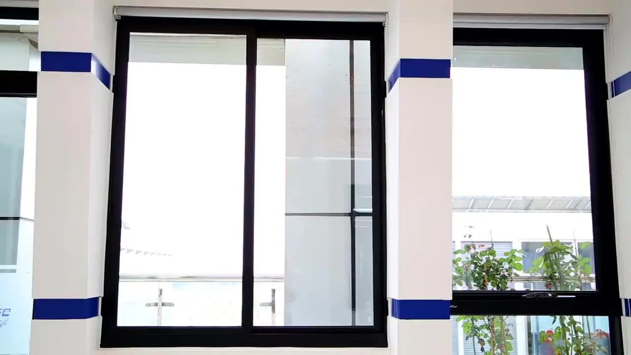 Superhouse Australian standard aluminium frame single double hung sliding glass windows for sale