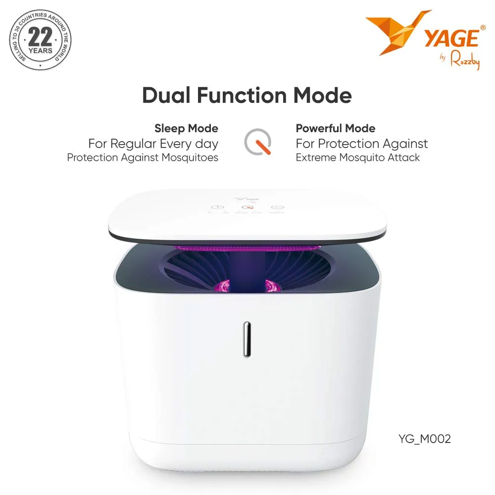 YAGE by Rozzby YGM02 Mosquito Killer Lamp with Intelligent Light Sensor and Timer Mosquito Control (6 Months Warranty)
