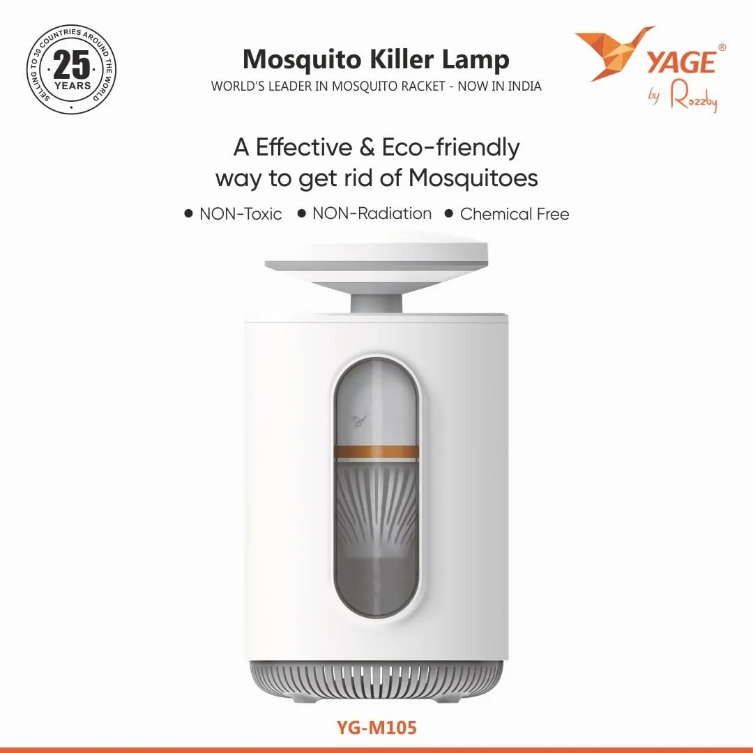 YAGE by Rozzby YGM105 Mosquito Killer Lamp with Timer Mosquito Control - 6 Months Warranty : White