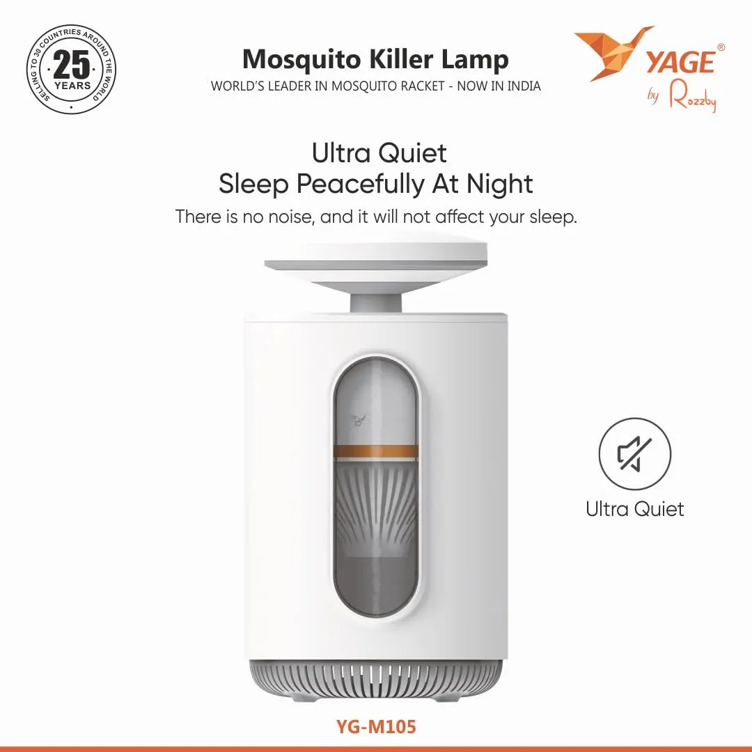 YAGE by Rozzby YGM105 Mosquito Killer Lamp with Timer Mosquito Control - 6 Months Warranty : White